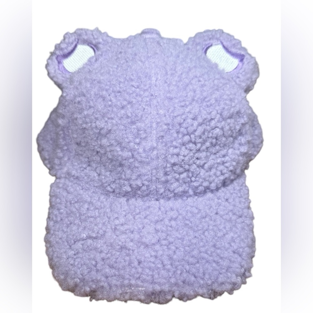 Care Bears x Skinnydip London Adjustable Fuzzy Lilac Cap with ears. Girls, Boys.
